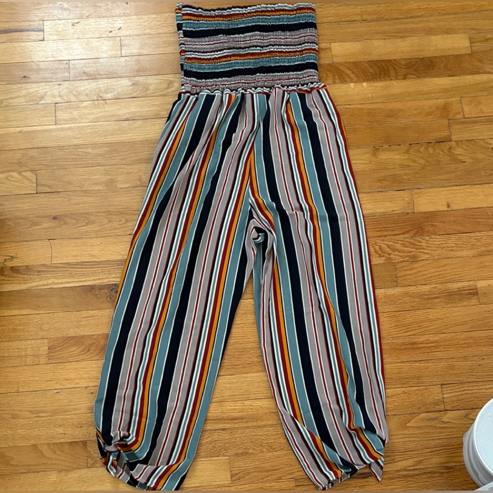 Colorful Striped Jumpsuit